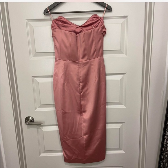 Bardot Jamila Corset Dress In Dusty Rose - Picture 5 of 8